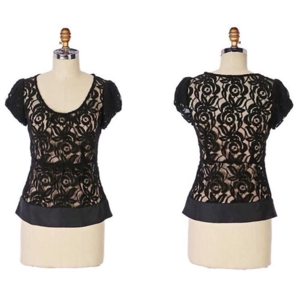 Anthro Moulinette Soeurs Magic Words Lace Blouse - Picture 7 of 7